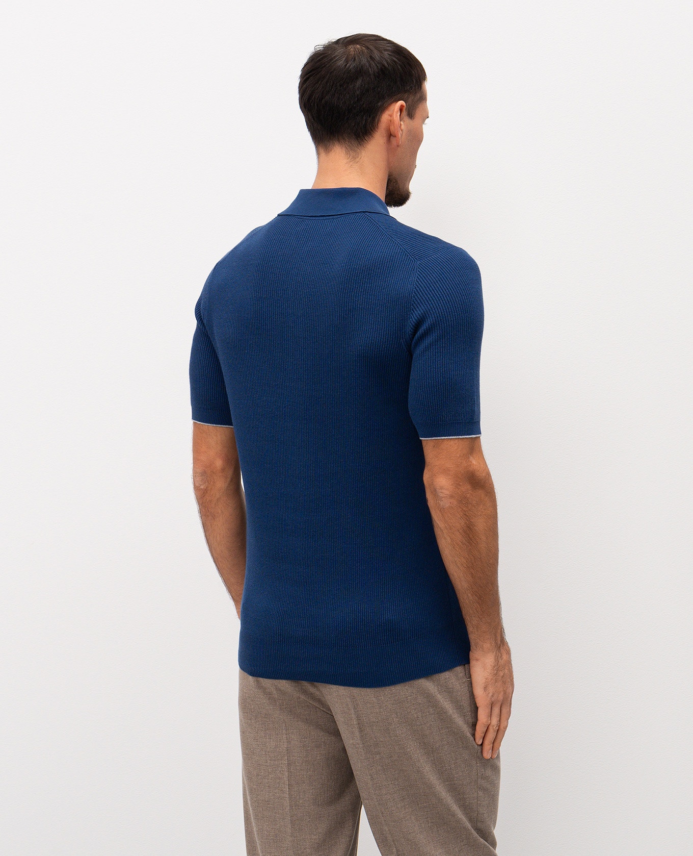 Blue polo Brunello Cucinelli 4