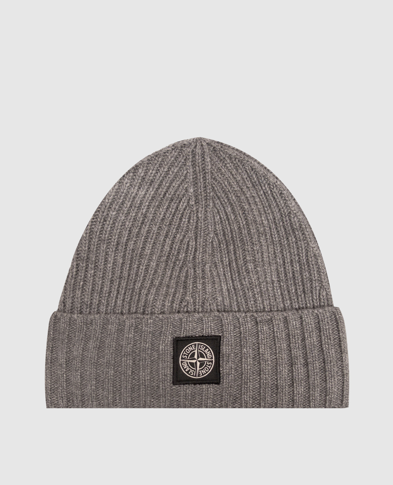 Children's gray hat with wool and cashmere
