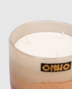 Onno Art Gigi S candle with Precious Oud scent in a glass candle holder ON800PO