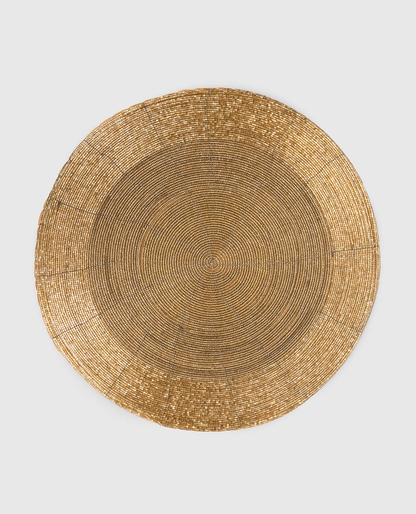 

Decorative beaded table mat EDG, Beige