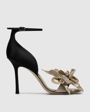 Jimmy Choo Beige Coko sandals with applique COKO100KRQ