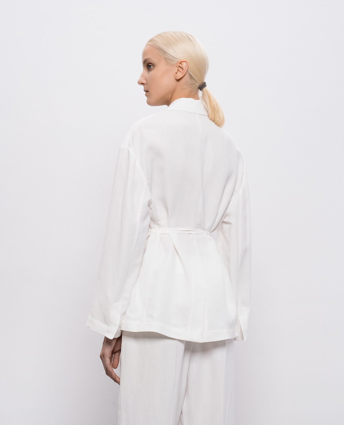 

White jacket with linen Brunello Cucinelli