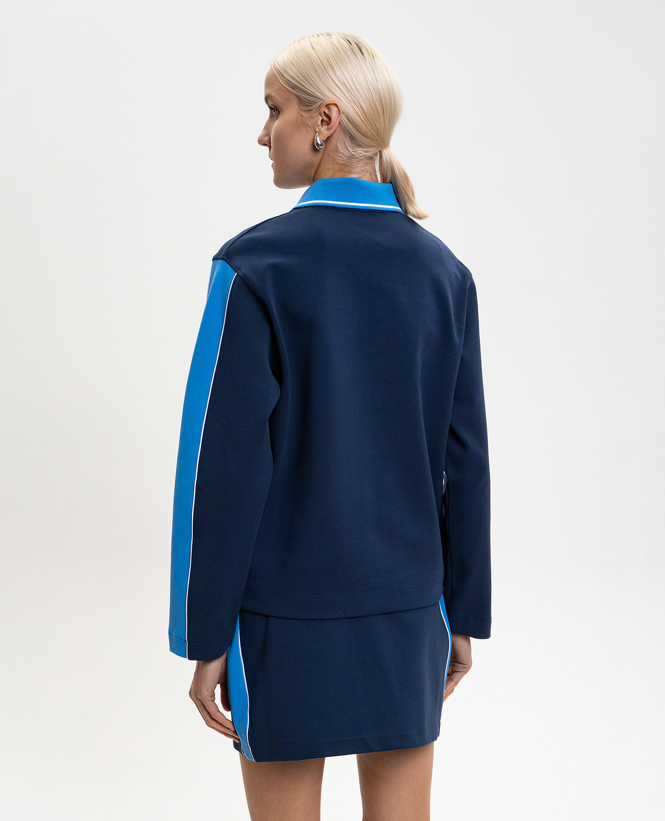 

Blue Punto polo sweatshirt with logo Casablanca