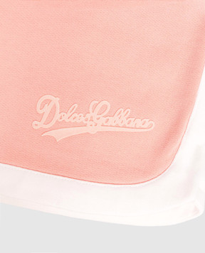 Dolce&Gabbana Children's pink shorts with logo L5JQ0NG7PWH812+