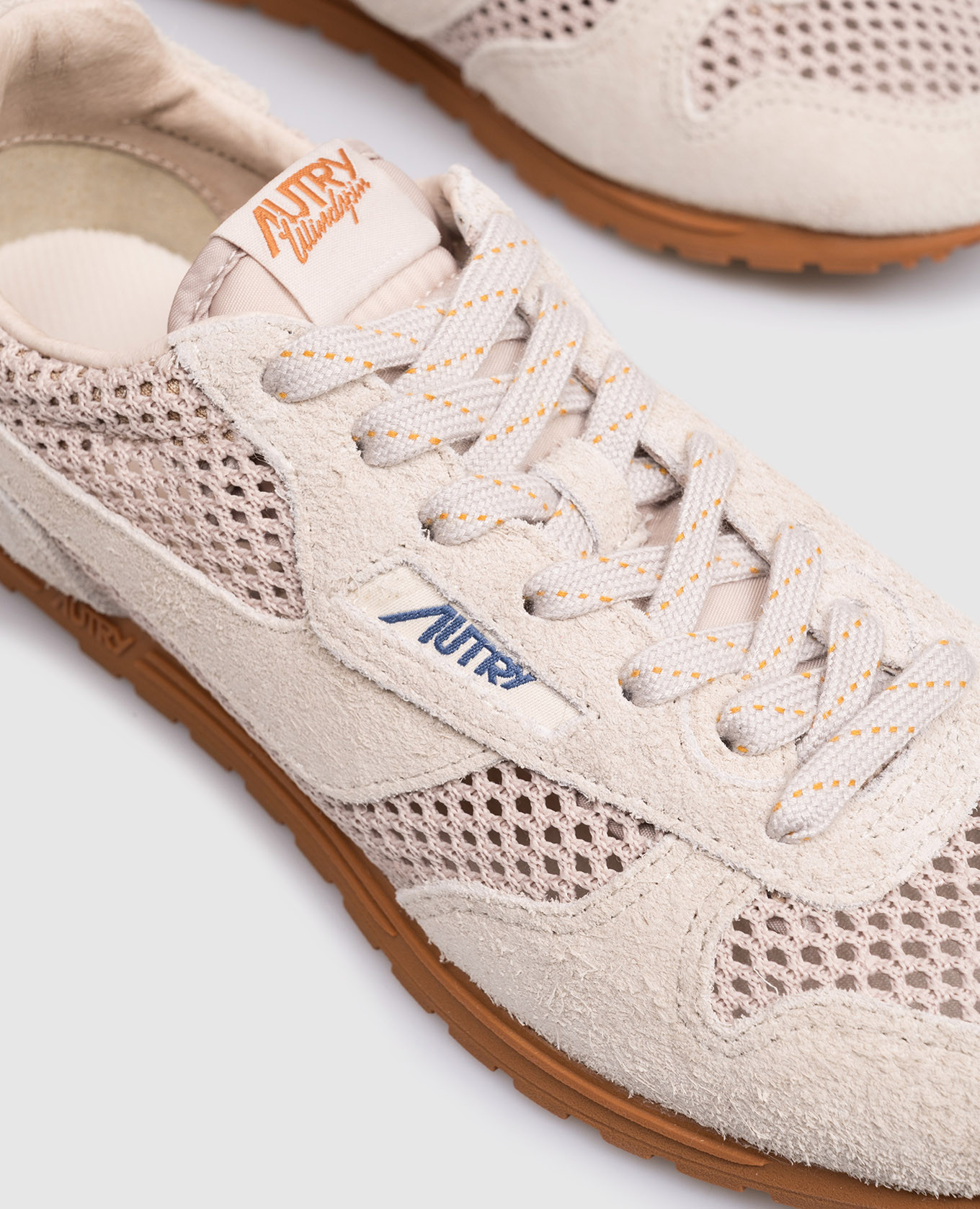 Beige Windspin combination sneakers AUTRY 5