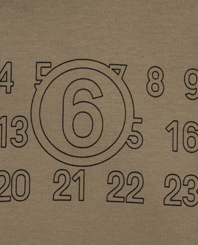 Maison Margiela MM6 Children's khaki sweatshirt M61116MM02X