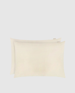 Dore & Rose Set of beige cooling pillowcases with patch COOLINGPILLOWCASE