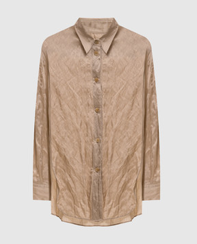 Khaite Beige Goya shirt with a reaper effect 2430466