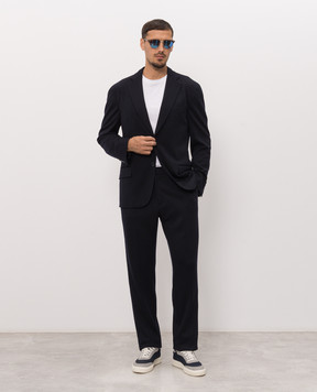 Stefano Ricci Blue wool suit M1SFM28006W0001D