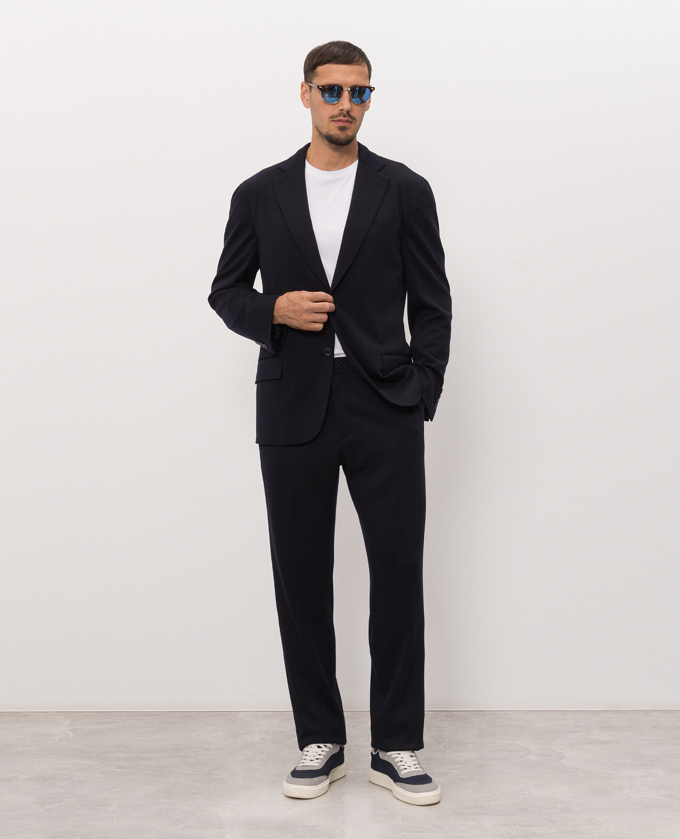Blue wool suit Stefano Ricci 2