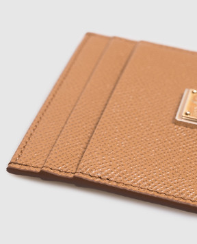 Dolce&Gabbana Brown Dauphine cardholder BI0330A1001
