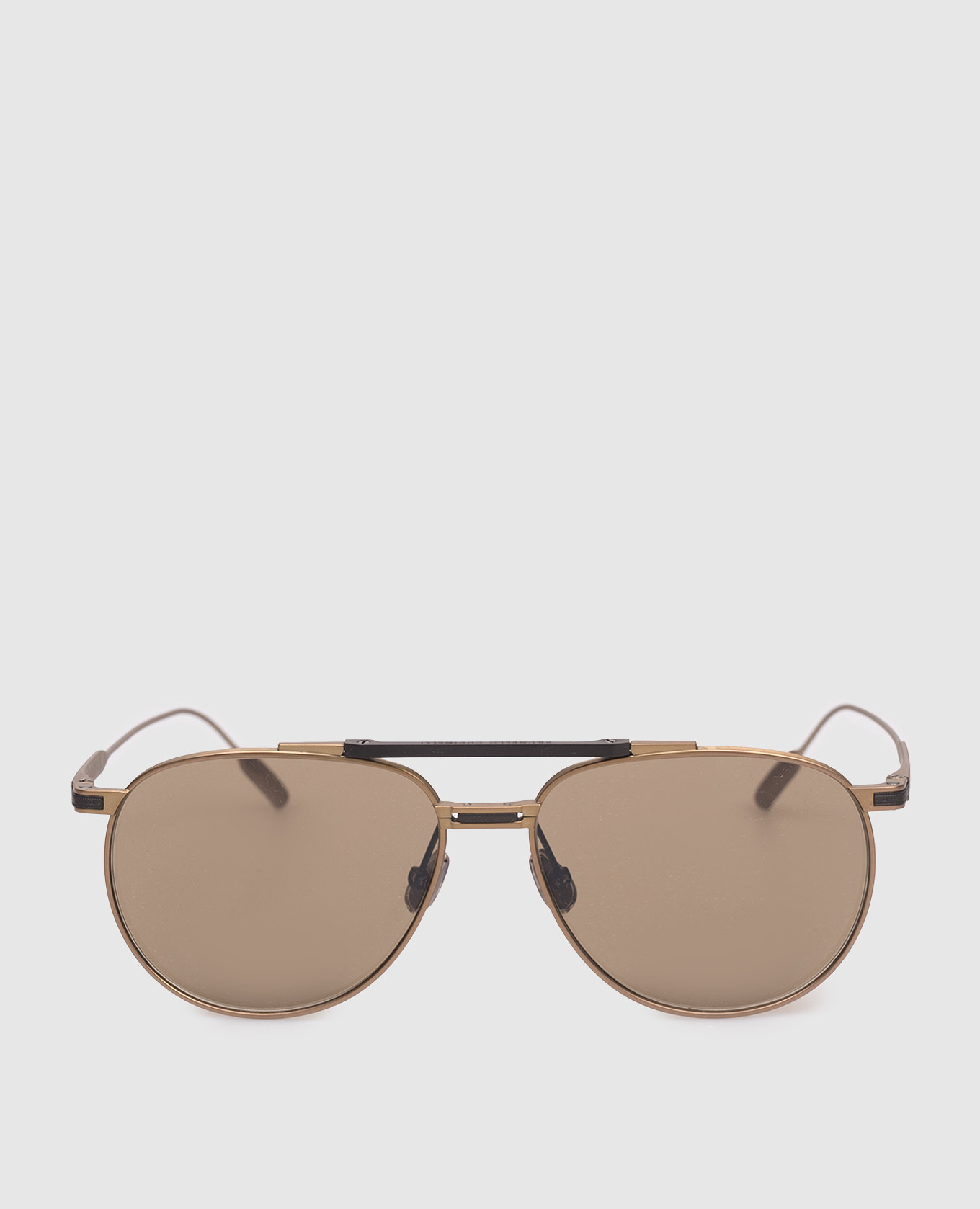 

Intarsia Rays Gold Sunglasses Brunello Cucinelli, Golden