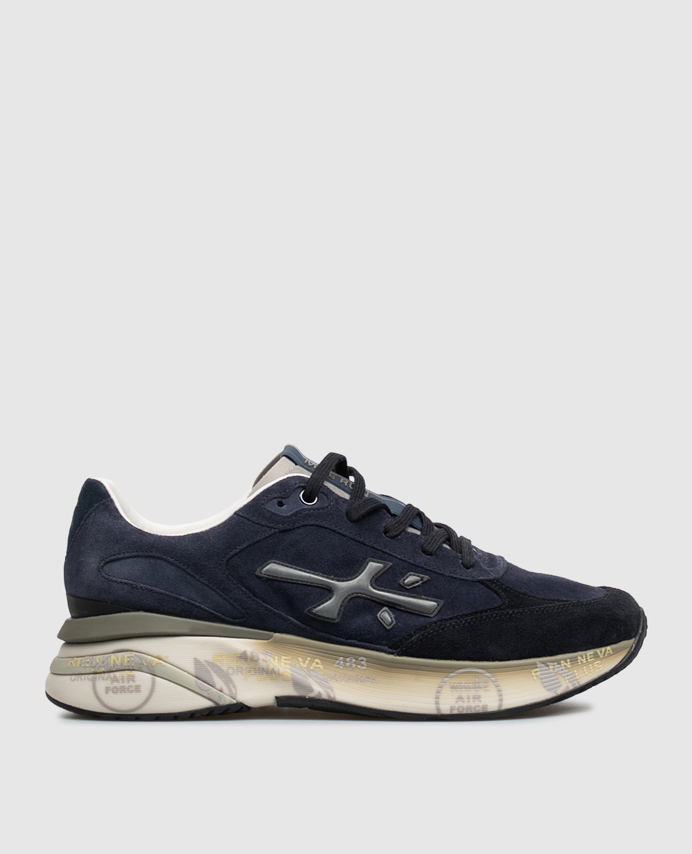 Moerun blue suede sneakers