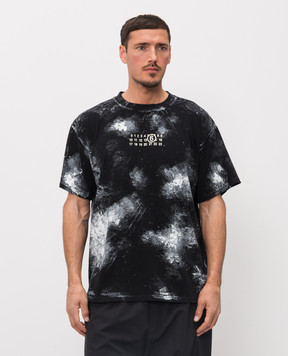 Maison Margiela MM6 Black printed T-shirt SH2GC0039M20048