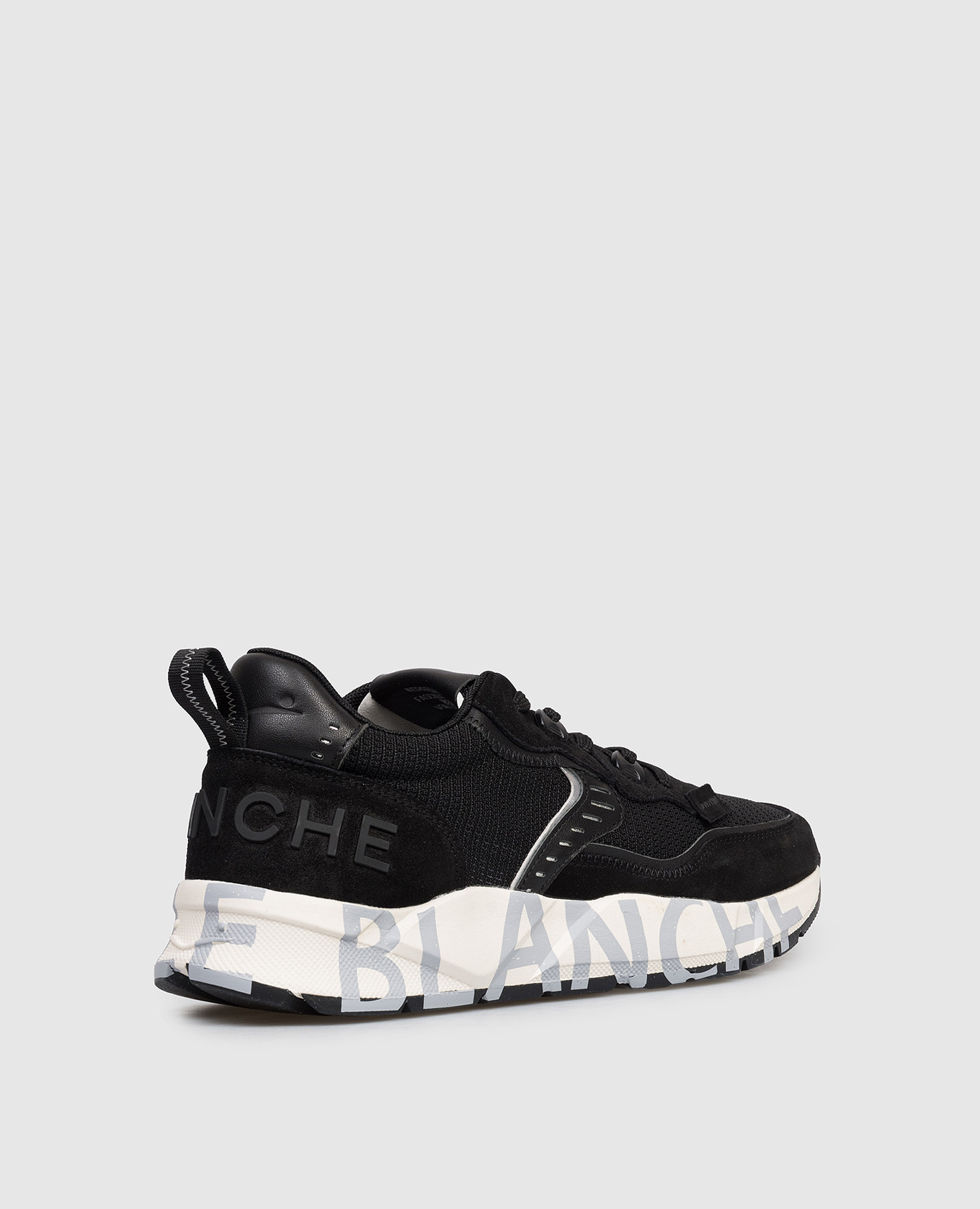 

Black CLUB01 combination sneakers with textured logo Voile Blanche
