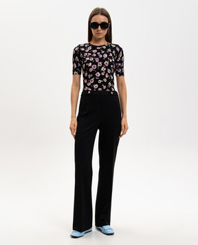 Twinset Black floral print top 261TP3460