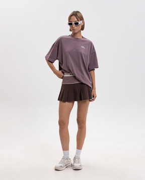 Palm Angels Palm Sway Purple T-Shirt PAWAA005JR001
