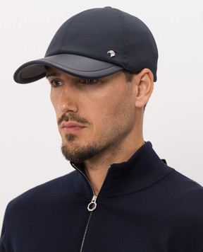 Stefano Ricci Blue cap with emblem MCV63NV18EPL001H