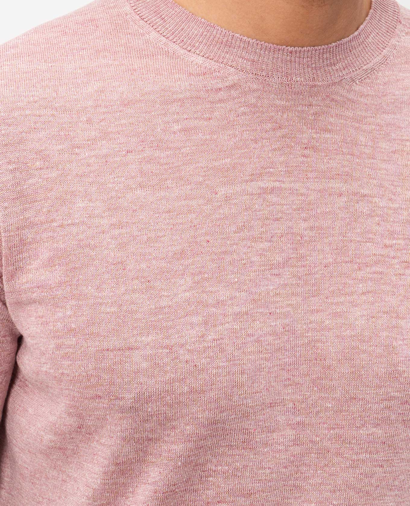 Pink linen and silk T-shirt Cashmere&Whiskey 5