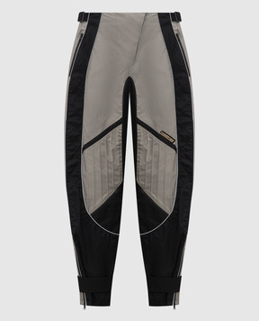 The Attico Grey sweatpants with logo patch 261WCP00314CCP111AA