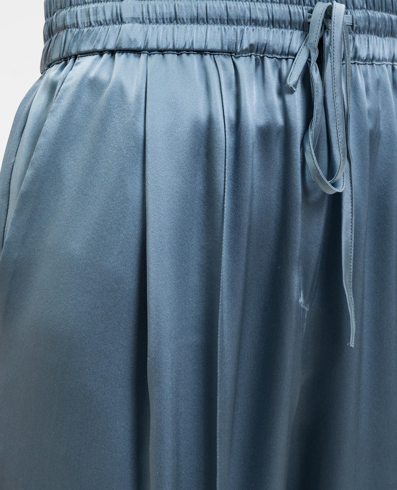 

Blue silk pants Jacob Lee