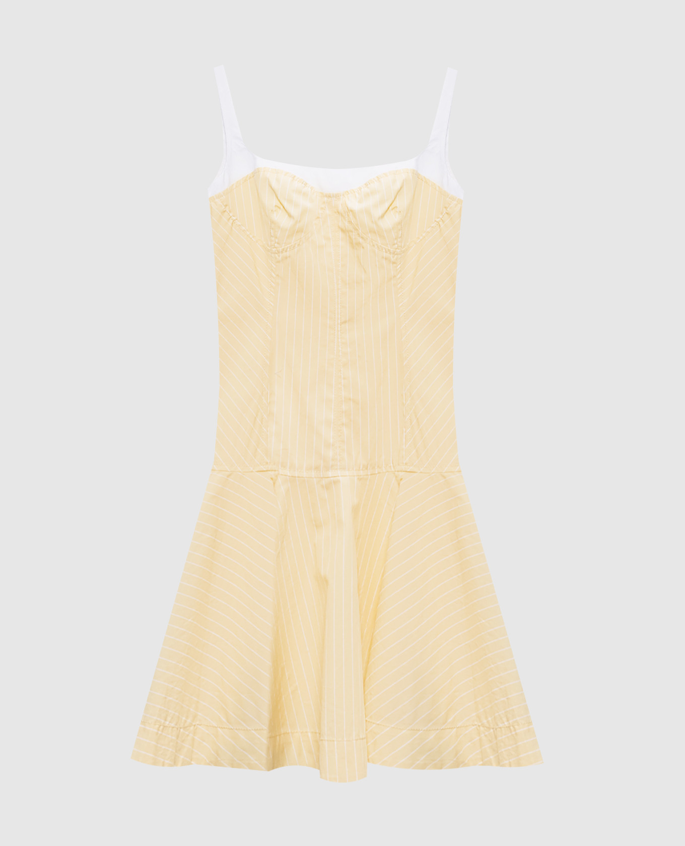 Yellow striped dress