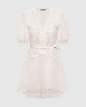 Twinset White dress with broderie embroidery 261TT2290