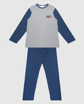 Story Loris Children's blue pajamas 17092