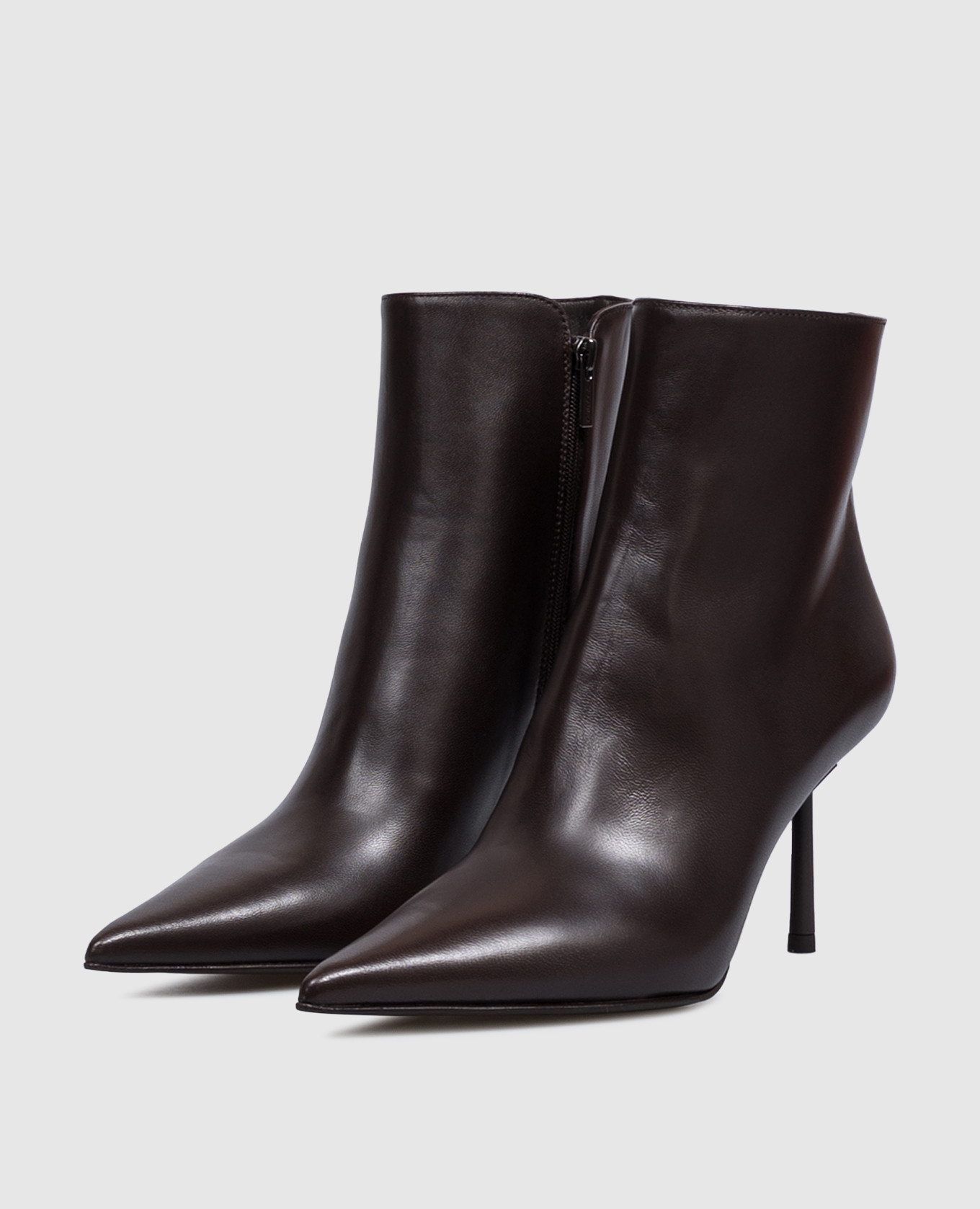 Brown leather ankle boots BELLA Le Silla 2