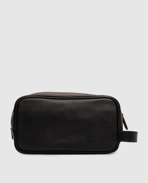 Gianni Chiarini Black leather Florence toiletry bag BCUB20286GRNCRV