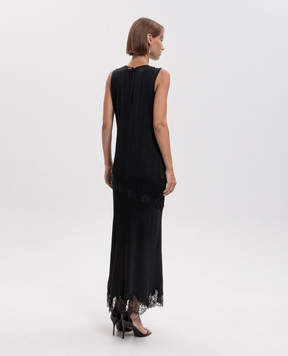 Twinset Black dress with lace 262TP2120