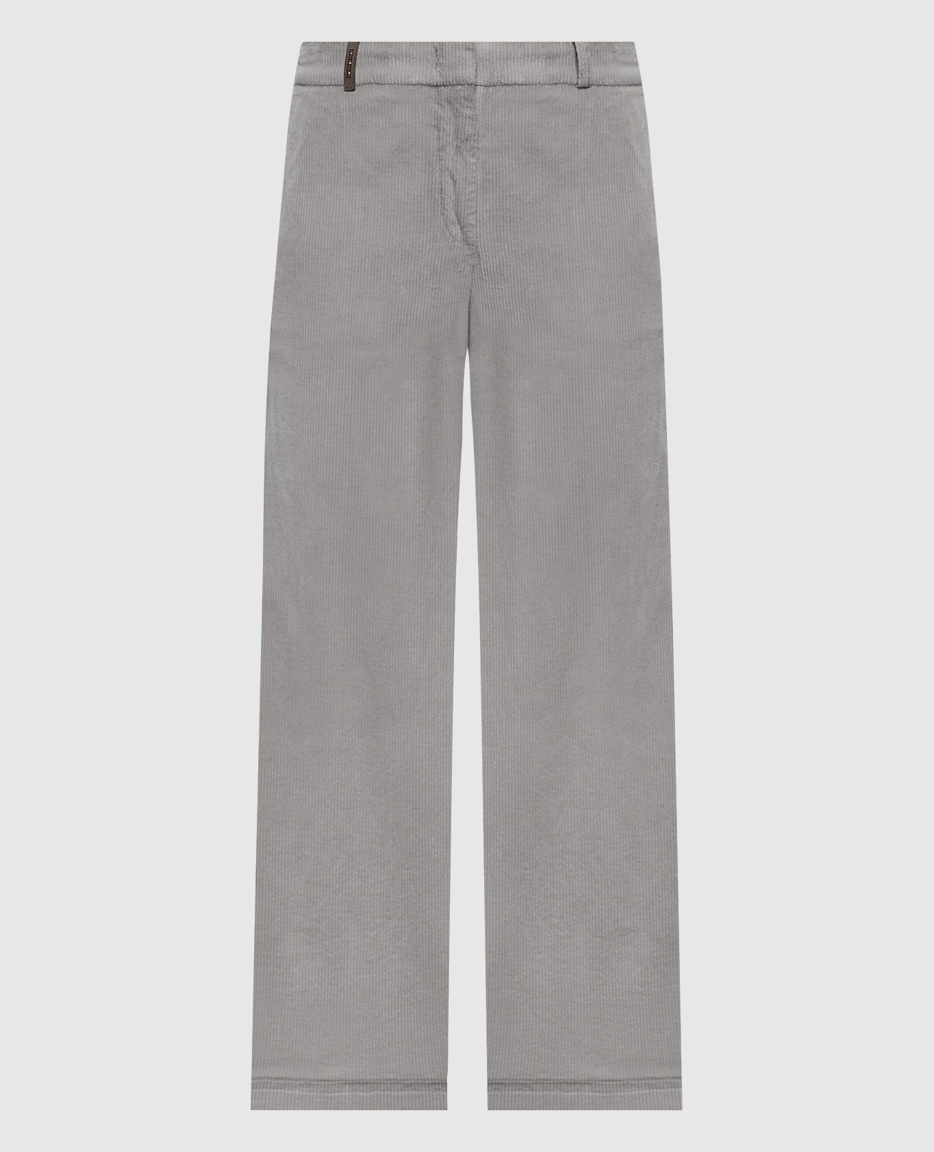 

Gray corduroy pants Peserico, Grey