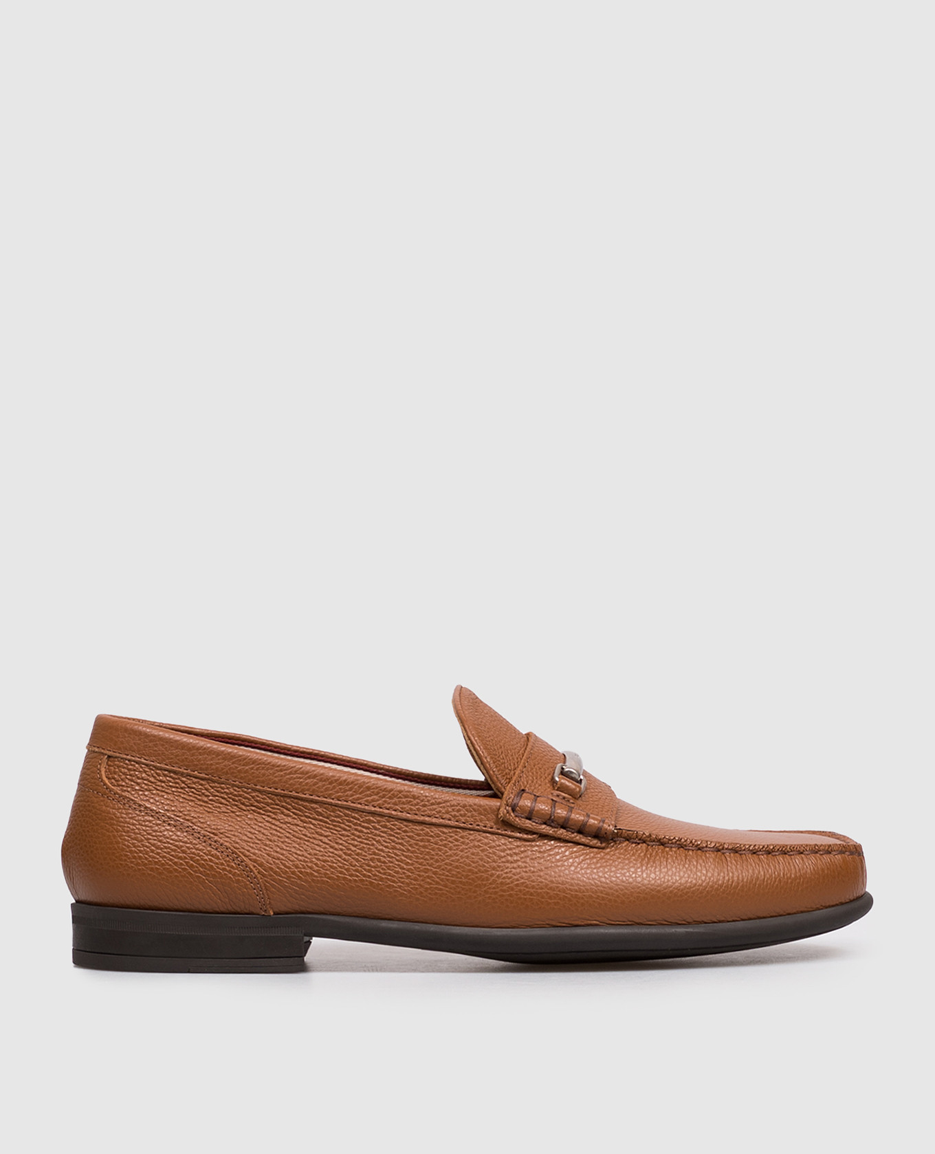 Drift brown leather loafers