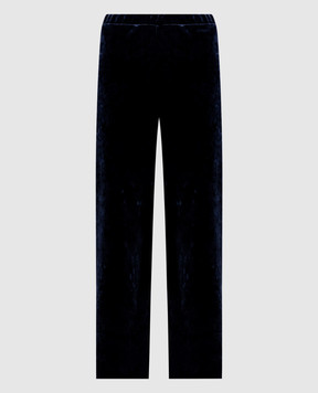 Vetements Blue velour sweatpants WE76PA416N