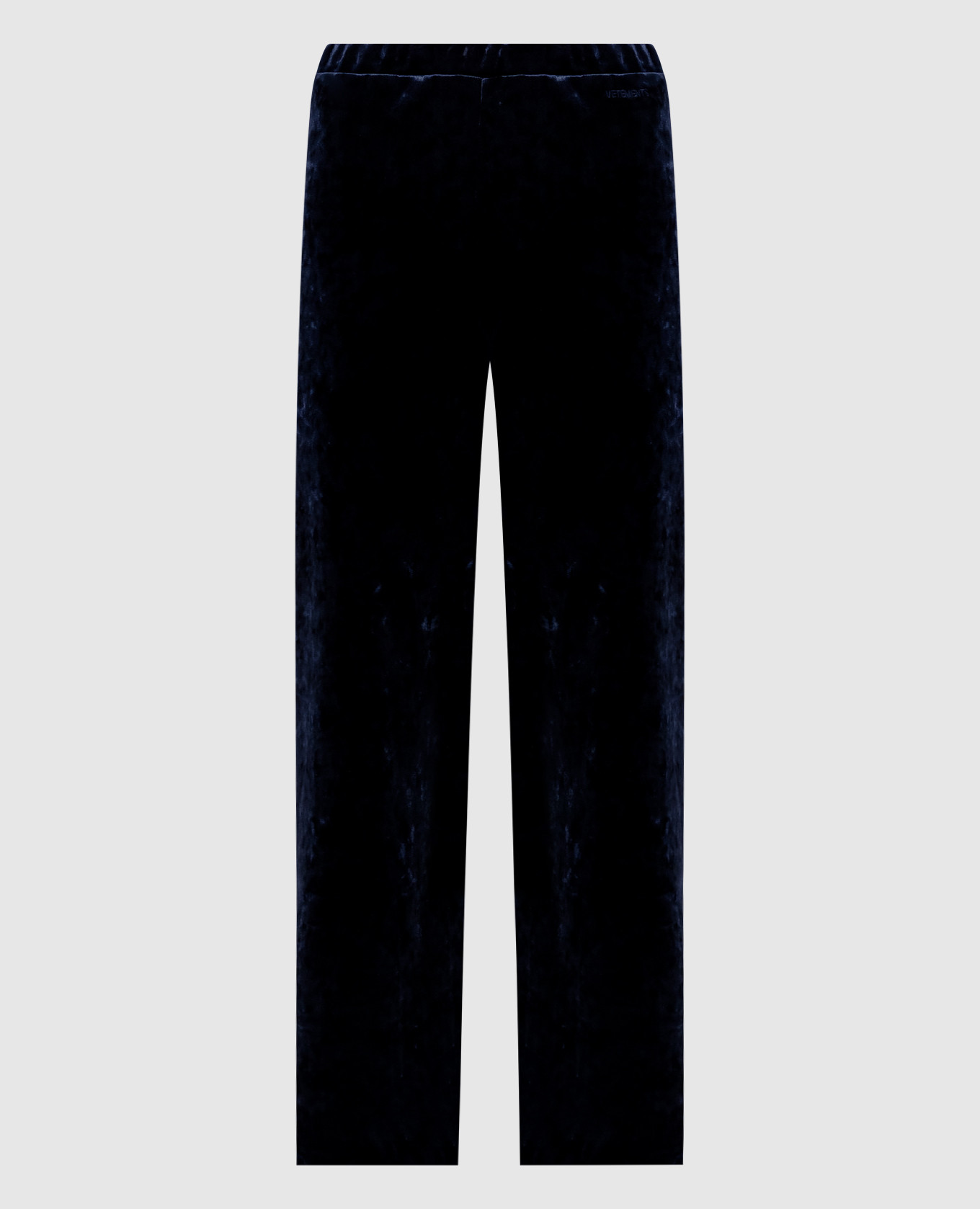 

Blue velour sweatpants Vetements