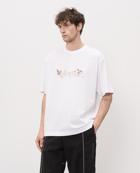 Off-White White T-shirt with Dream Arrow print 44MAA120Z26J003