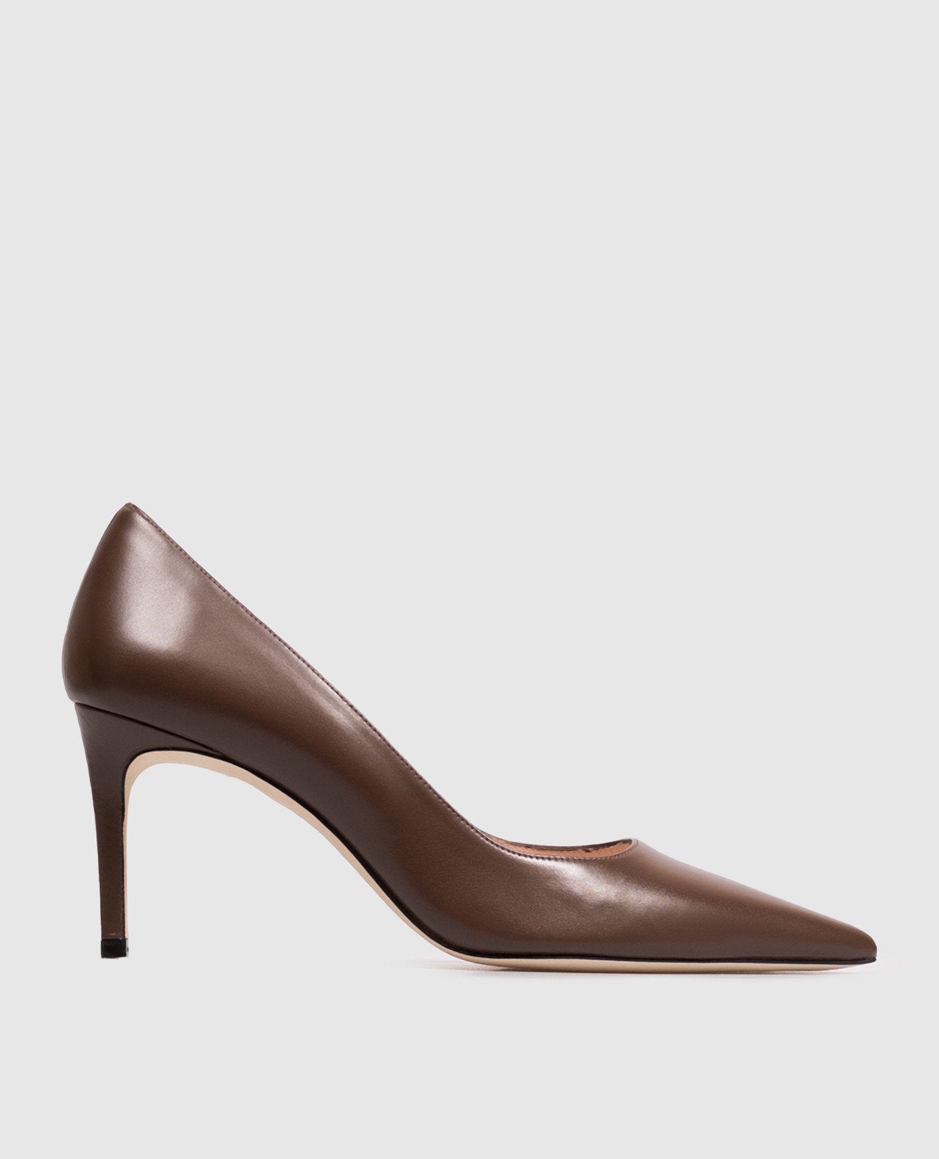 Brown leather shoes STUART POWER