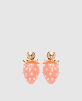 Casablanca Strawberry earrings with gold plating ASP26JW36601