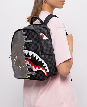 Sprayground Children's black backpack CHROME SPECTRE SAVAGE 910B8922NSZ