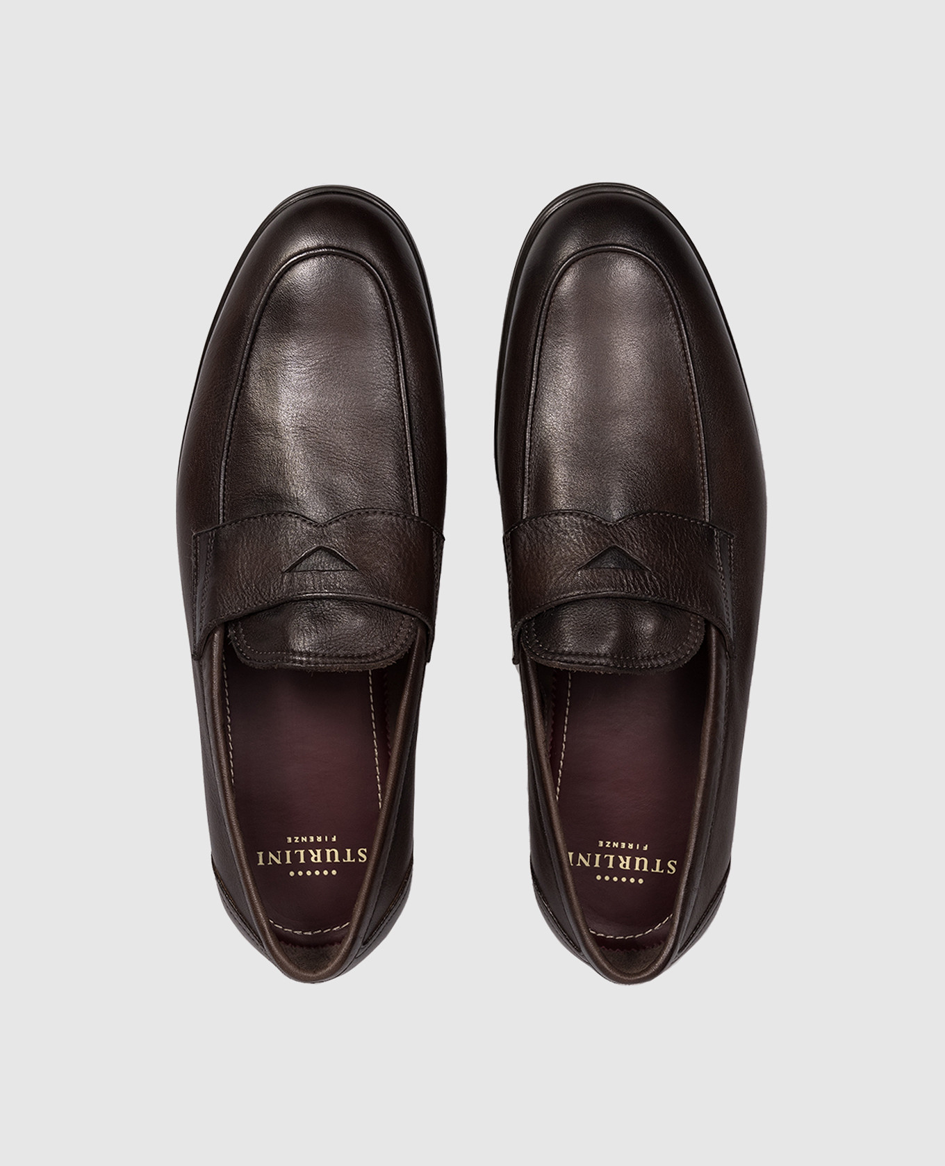 

Brown leather loafers Sturlini