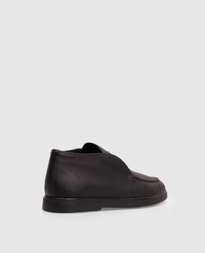 Stefano Ricci Black leather deserts UC62G4211MR