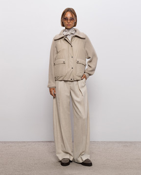 Brunello Cucinelli Beige down jacket MH5257294