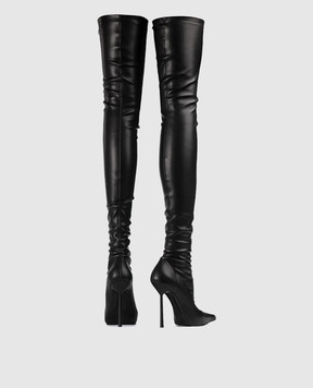 Le Silla Bella black over the knee boots 4235C100BMPPFAK