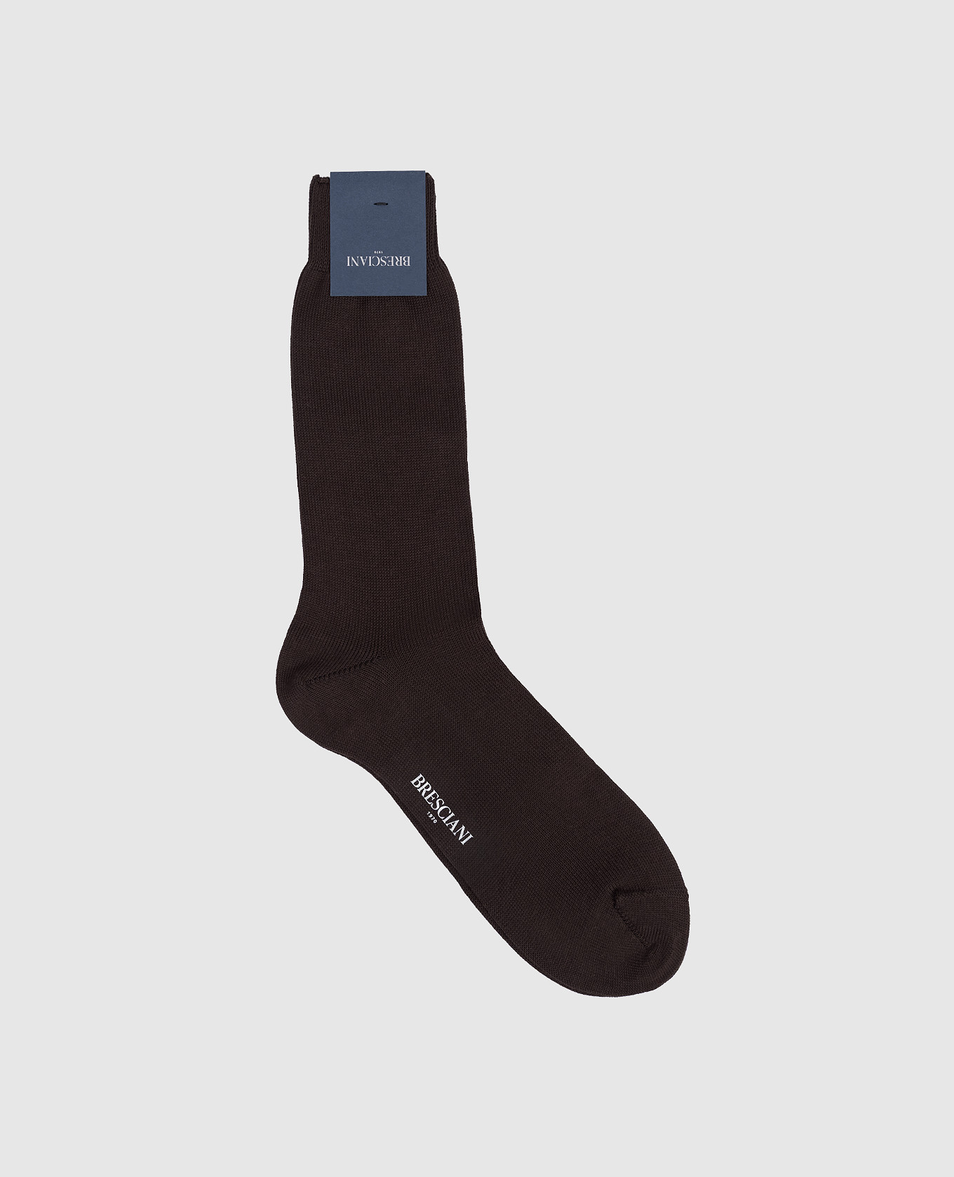 

Brown cotton socks Bresciani