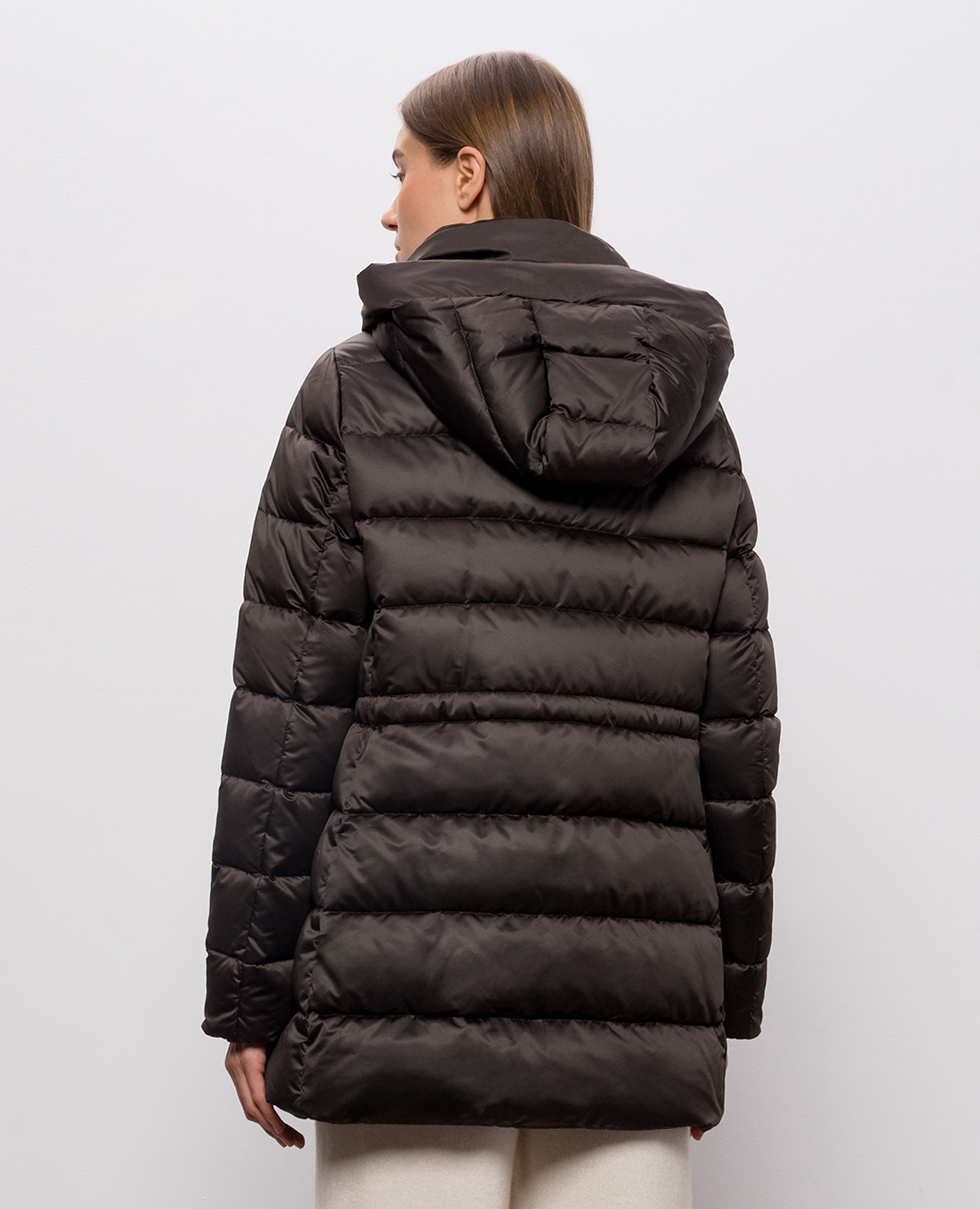Brown down jacket DELIA MooRER 4
