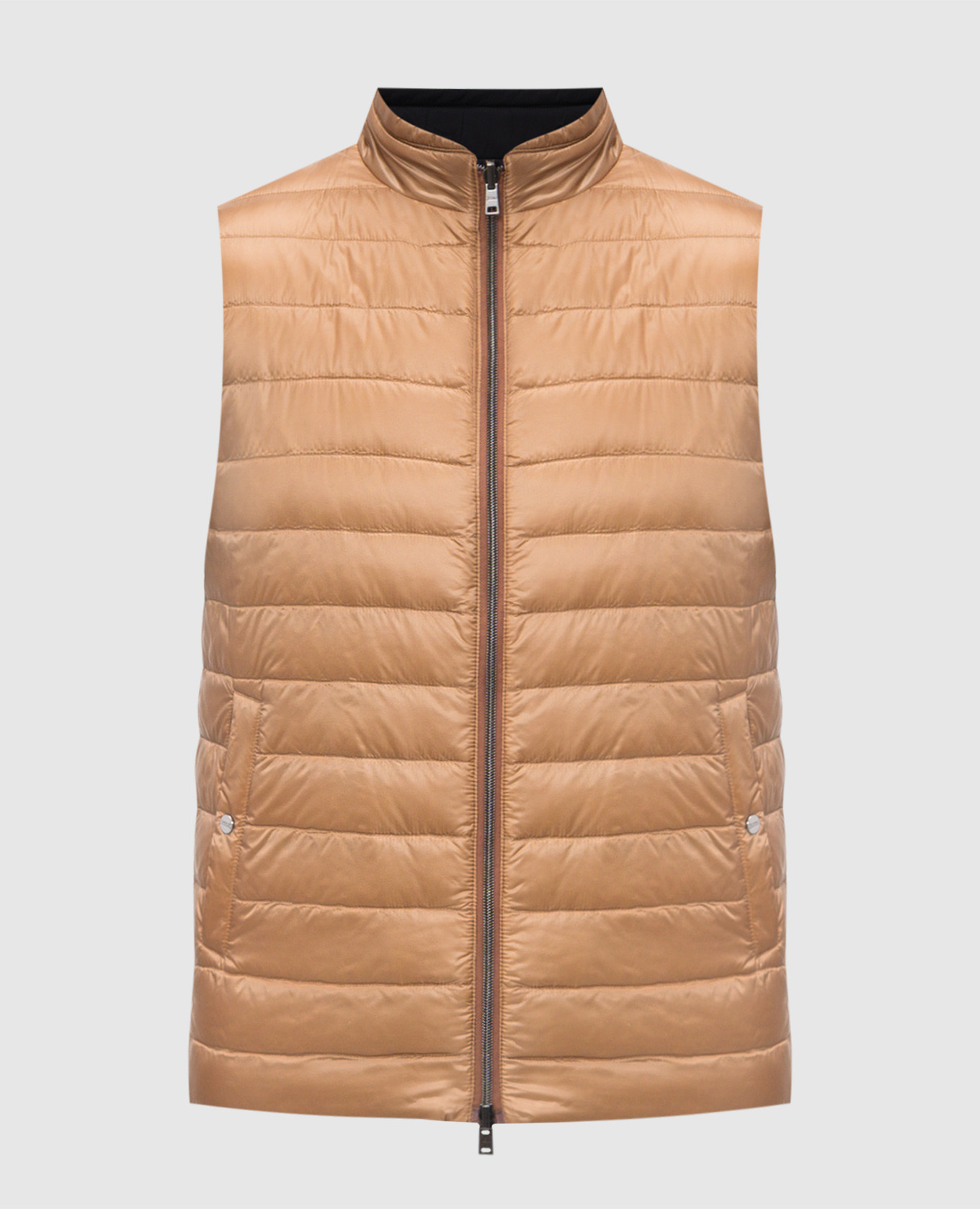 

Blue reversible down vest Herno