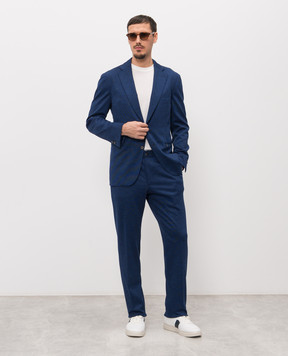 Stefano Ricci Blue suit with wool M1SMM28020WPEA2S