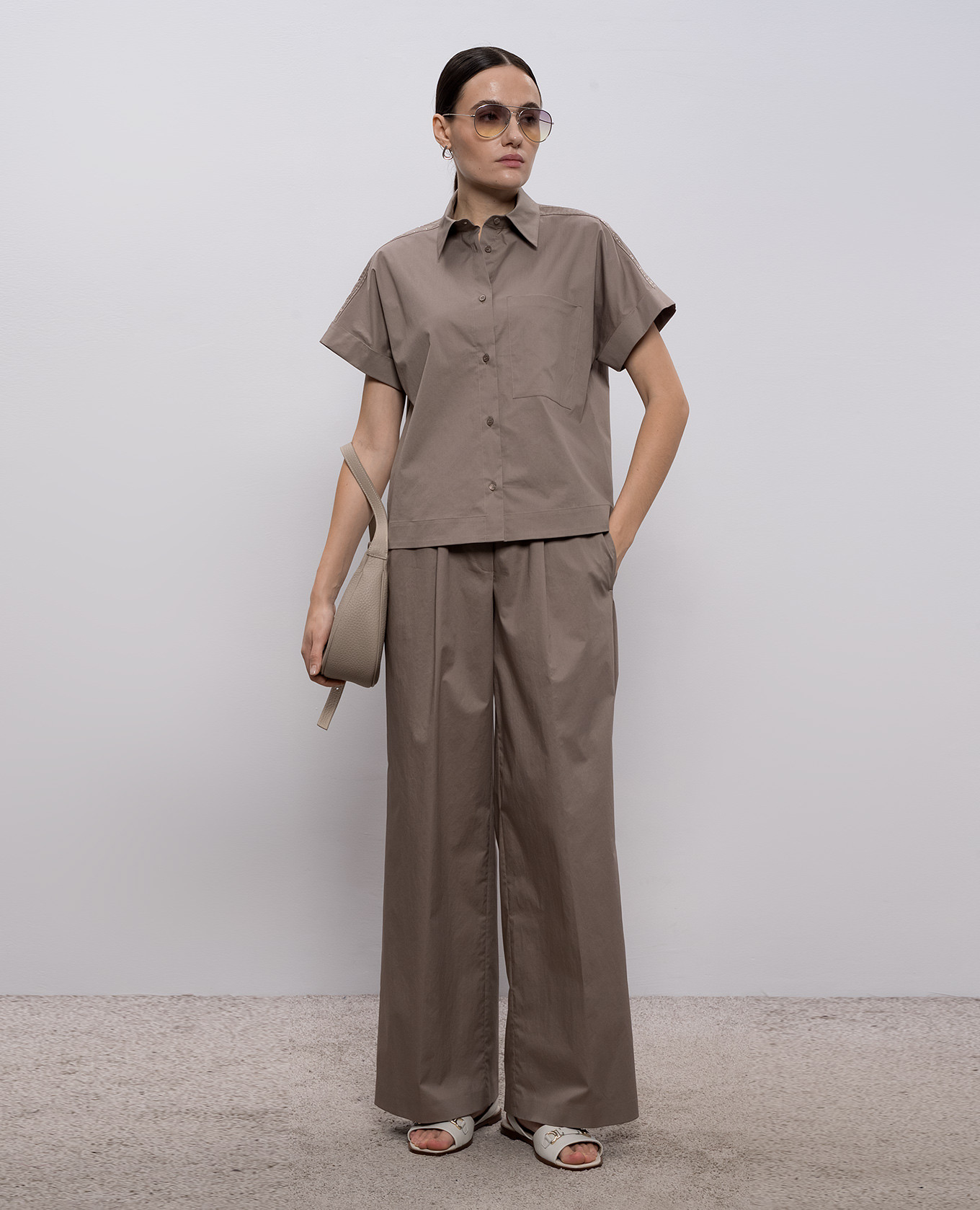 

Brown shirt Peserico