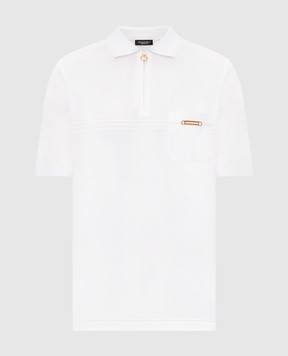 Stefano Ricci White polo with silk K616459P31F26221