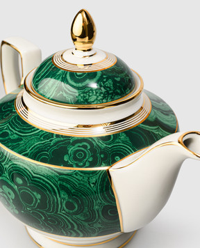 Stefano Ricci Green porcelain teapot OCT001MLCH02